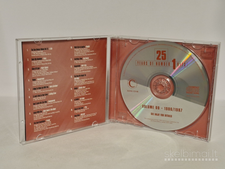 Audio CD Various – 25 Years Of Number 1 Hits Volume 8 - 1986/1987