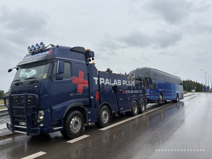Tralas su kranu evakuatorius vilniuje