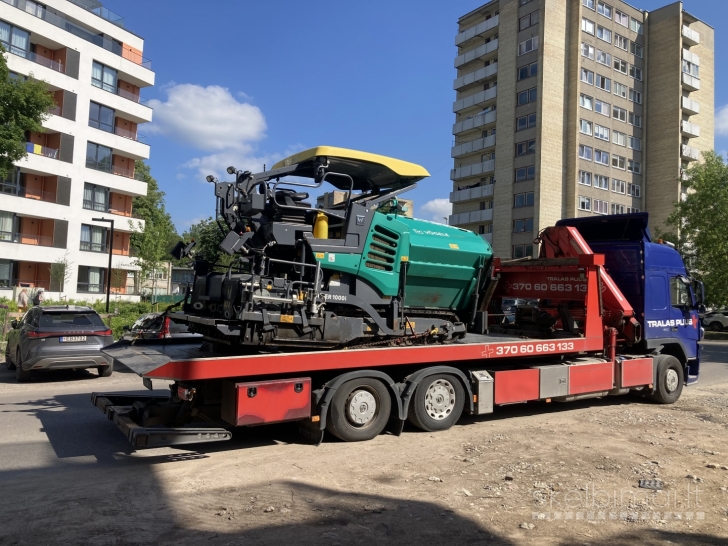 060663133 Tralas su platforma hidrauline pagalba kelyje vilniuje