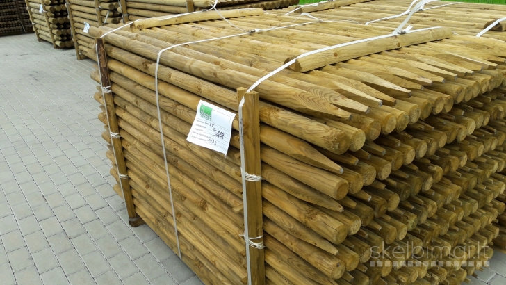 Tekinti mediniai kuolai