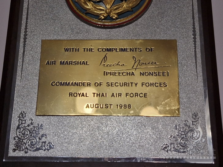 Royal Thai Air Force atminimo lenta Tailandas 1988