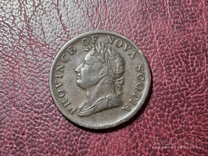 Kanados provincijos ½ penso, 1832 KM# 1