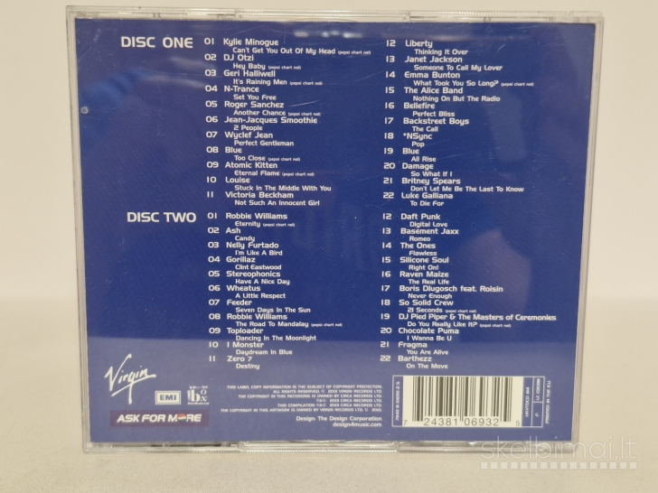 Dvigubas audio 2CD Various – Pepsi Chart 2002