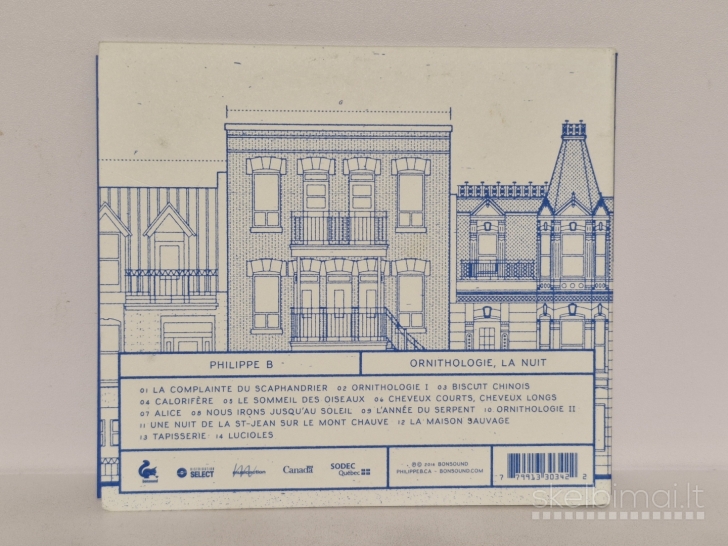 Audio CD Philippe B ‎– Ornithologie, La Nuit