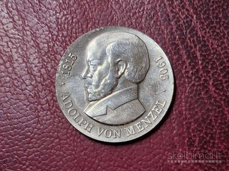 Vokietija - VDR 5 markės, 1980 KM# 76 Mencelio 75