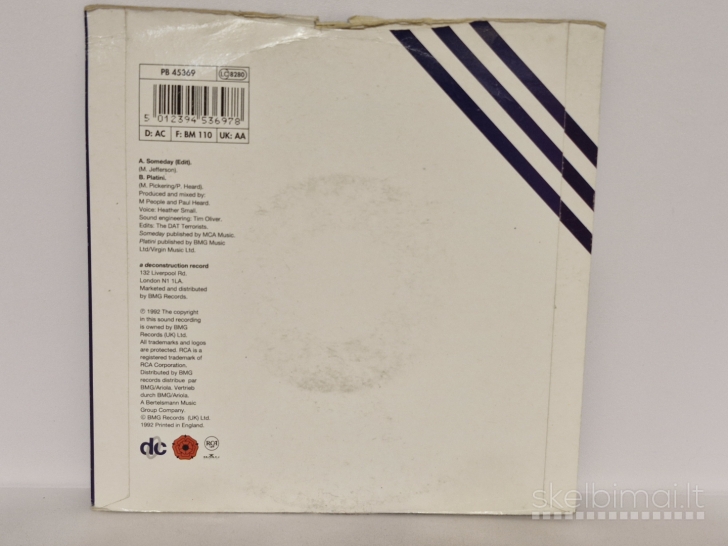 LP plokštelė M People With Heather Small – Someday