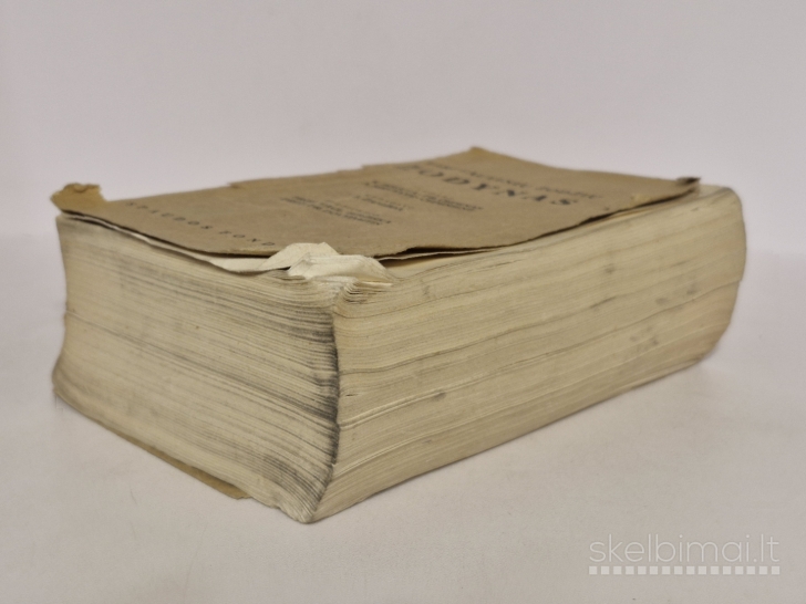 Knyga „Tarptautinių žodžių žodynas“ 1936m.