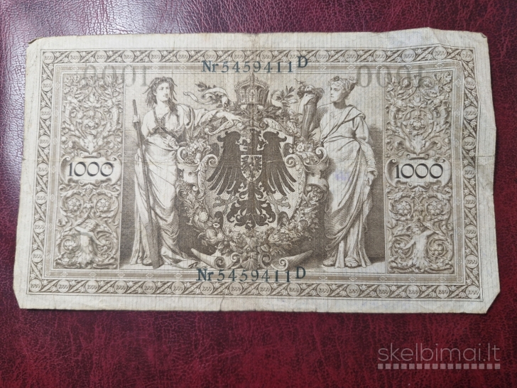 1,000 Mark 1910.04.21 Vokietija P-45b