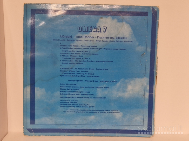LP plokštelė Omega – Omega 7: Időrabló