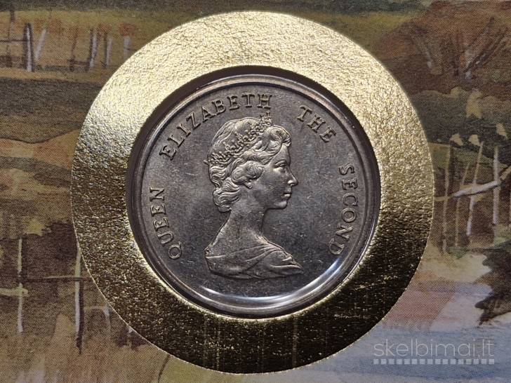 Rytų Karibų valstybės 25 centai, 1989 KM# 14 voke