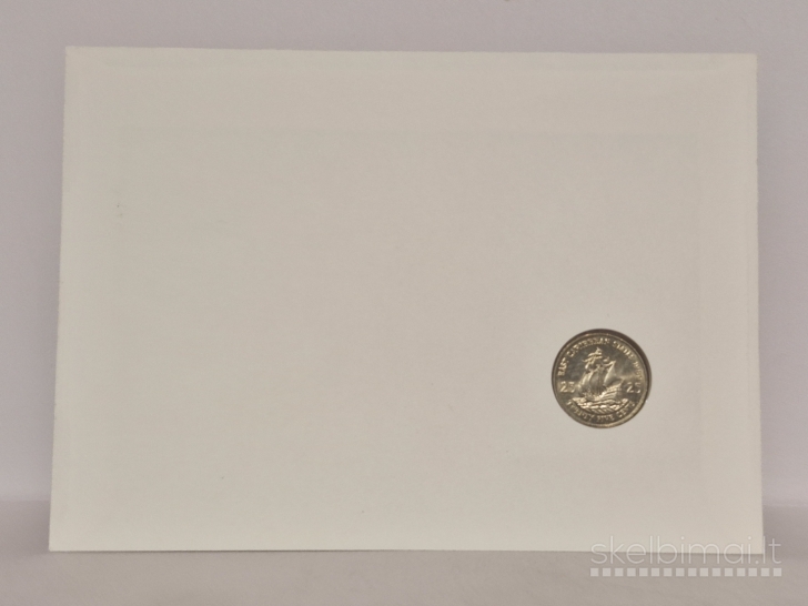 Rytų Karibų valstybės 25 centai, 1989 KM# 14 voke