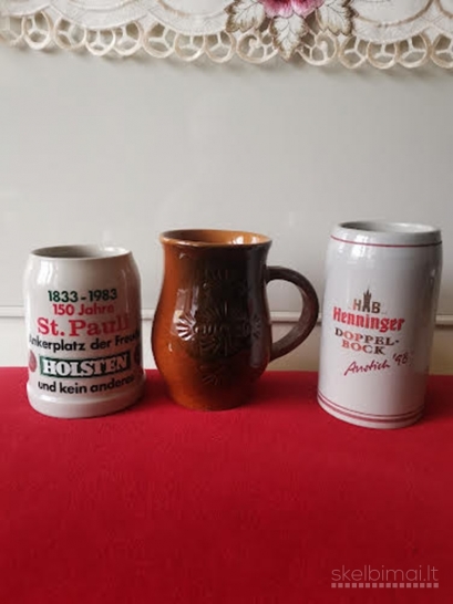 Vintažiniai alaus bokalai kolekcininkams ...