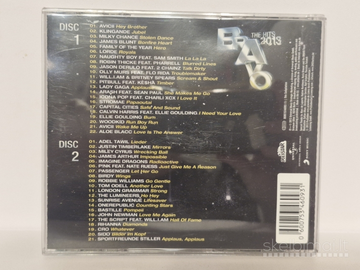 Dvigubas audio CD Various – Bravo - The Hits 2013