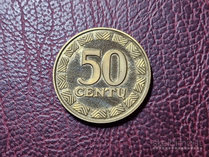 Lietuva 50 centų, 2003 KM# 108