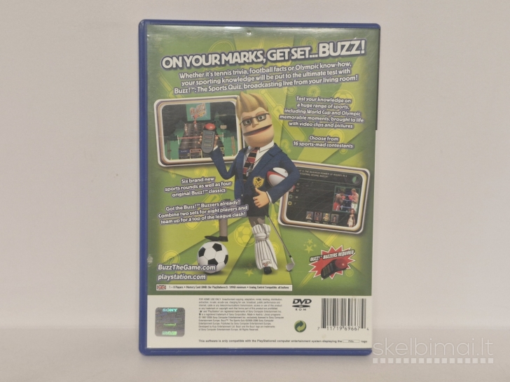Žaidimas Buzz The Sports Quiz PAL Playstation 2