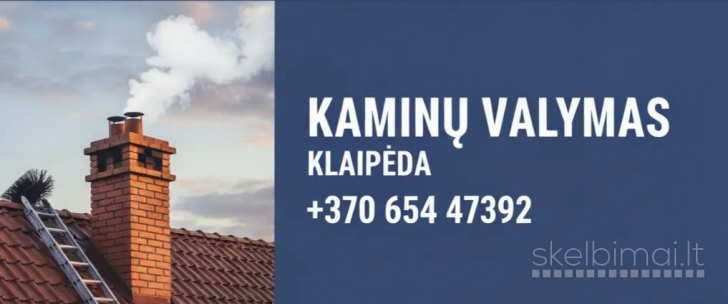 Kaminų valymo paslaugos Klaipėdoje