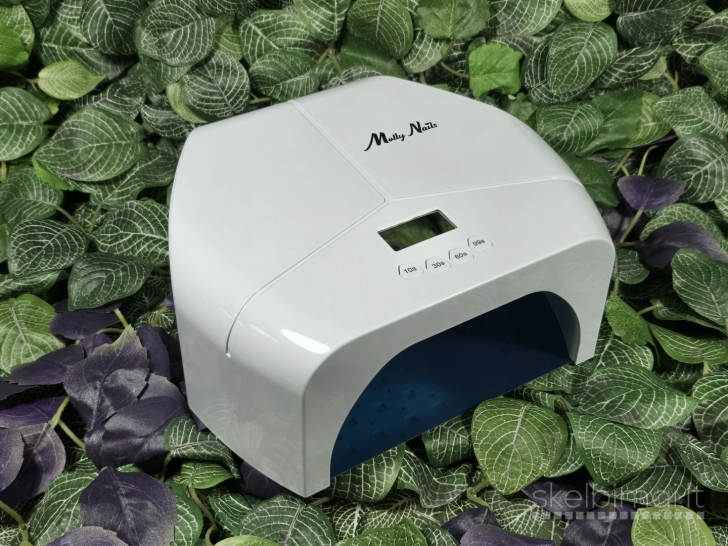 Nagų lempa LED/UV su veidrodiniu dugnu 298w