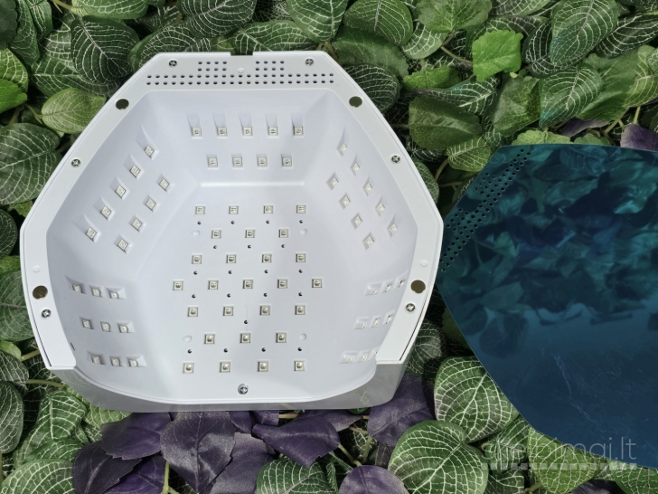 Nagų lempa LED/UV su veidrodiniu dugnu 298w