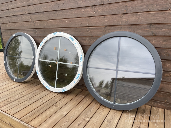 APVALŪS LANGAI IŠ VEKA PROFILIO, ĮVAIRIŲ DYDŽIŲ, VARSTOMI IR NEVARSTOMI!