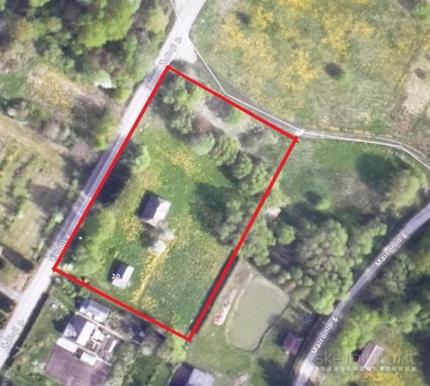 Jieznas rami graži vieta didelis namų valdos sklypas namui sodybai verslui