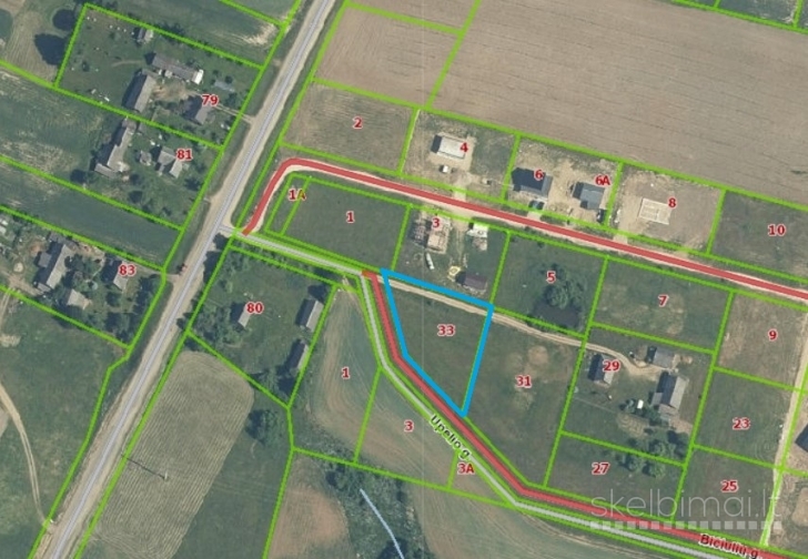 Kauno raj. Piliuona Užupiai naujas namų kvartalas gražioje vietoje