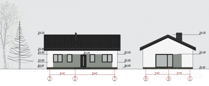 Kauno raj. Piliuona Užupiai naujas namų kvartalas gražioje vietoje