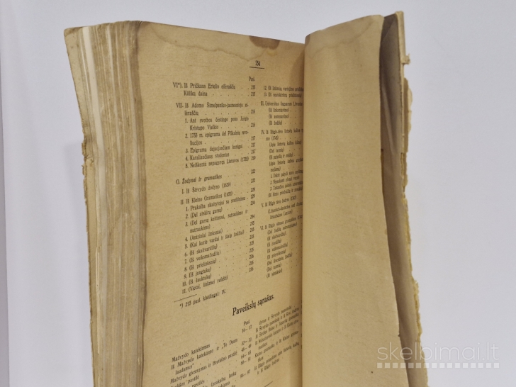 Knyga M. Biržiška Rinkt. mūsų senovės raštai 1927m