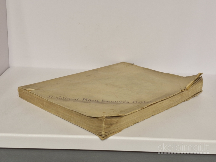 Knyga M. Biržiška Rinkt. mūsų senovės raštai 1927m