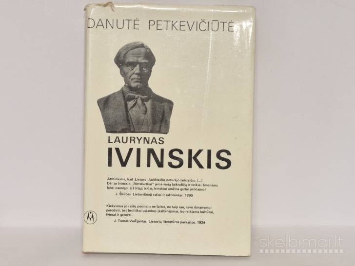 Knyga D. Petkevičiūtė Laurynas Ivinskis 1988m. 