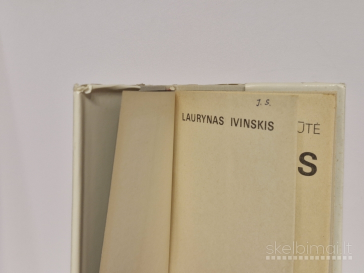 Knyga D. Petkevičiūtė Laurynas Ivinskis 1988m. 