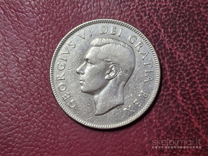 Kanada 50 centų, 1952 KM# 45 AG 0.800