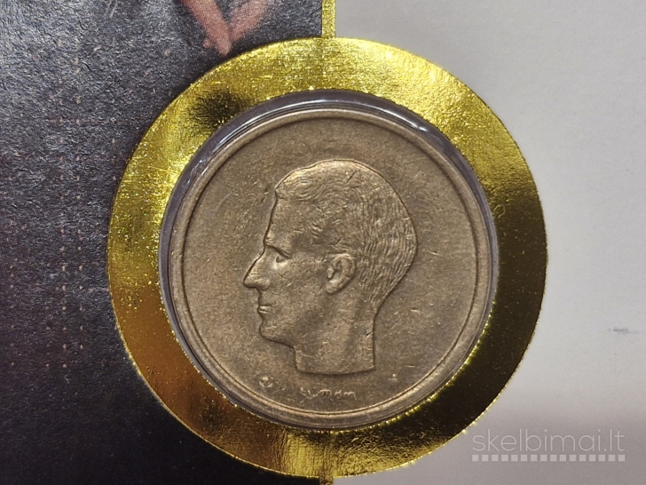 Belgija 20 frankų, 1993 KM# 159 Numizmatin. voke