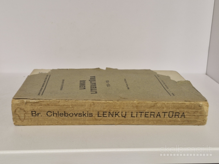 Knyga Lenkų Literatūra 1795-1905 1926m.