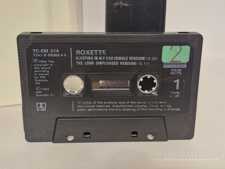 Audio kasetė Roxette – Sleeping In My Car