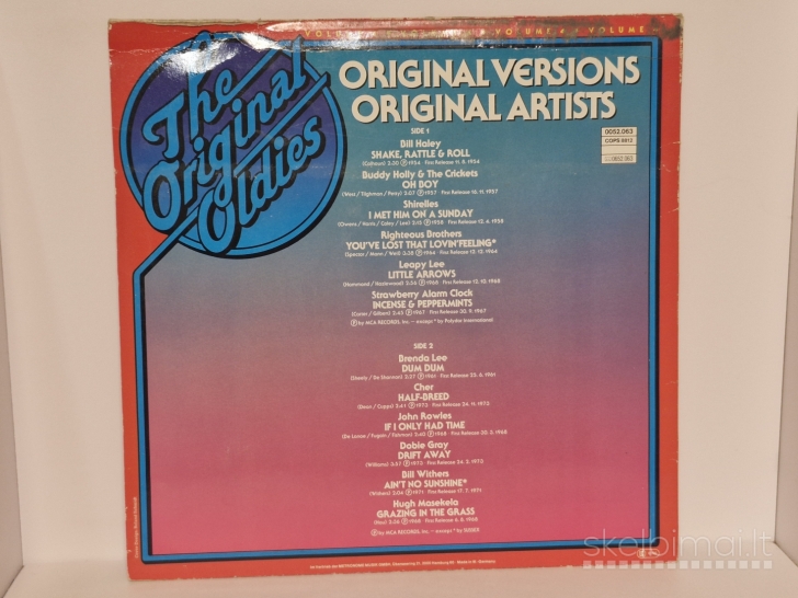 LP plokštelė Various – The Original Oldies Volume 4