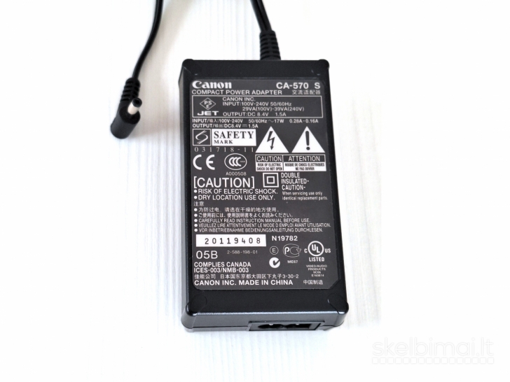 Canon Mini DV kameros kroviklis CA-570 S