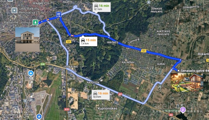 Vilnius, Pavilnys, Senasalio g., namų valdos paskirties sklypas