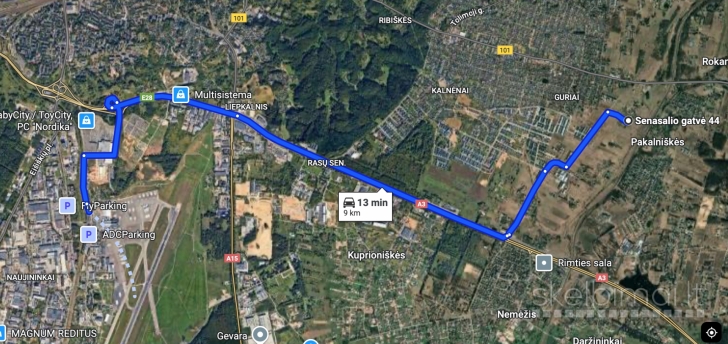 Vilnius, Pavilnys, Senasalio g., namų valdos paskirties sklypas