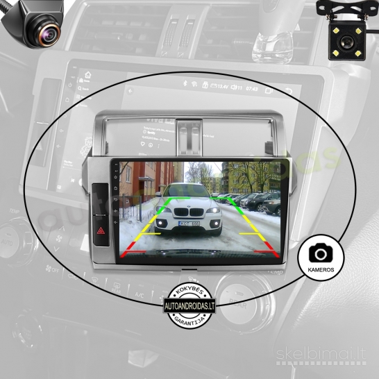 TOYOTA LAND CRUISER PRADO 150 2009-17 Android multimedia Carplay AndroidAuto