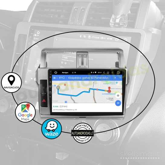 TOYOTA LAND CRUISER PRADO 150 2009-17 Android multimedia Carplay AndroidAuto