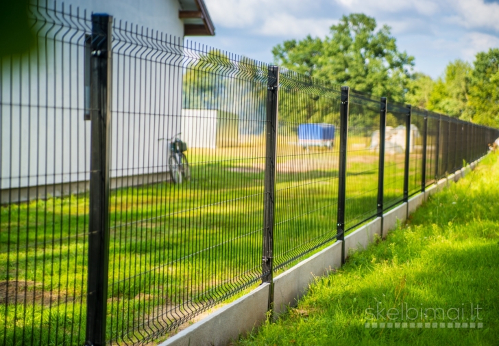 Segmentinės Tvoros, vartai, varteliai montavimas