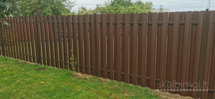 Segmentinės Tvoros, vartai, varteliai montavimas