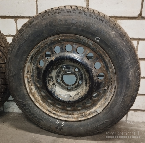 195/65 R15 M+s padangos Kormoran Snow + ratlankiai