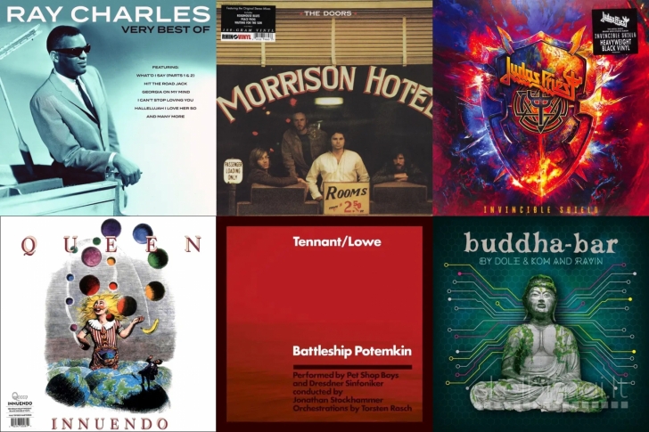 Naujos nepraplėštos plokštelės