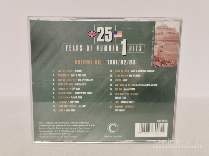 Various – 25 Years Of Number 1 Hits Vol. 6 1981-82-83