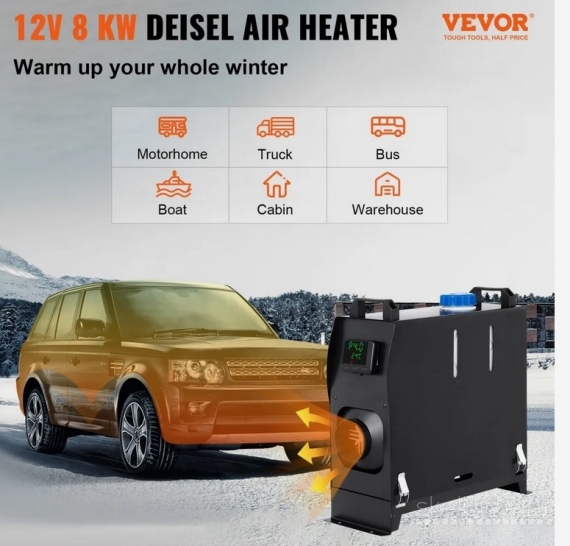 Naujas kokybiškas mobilus dyzelinis oro šildytuvas