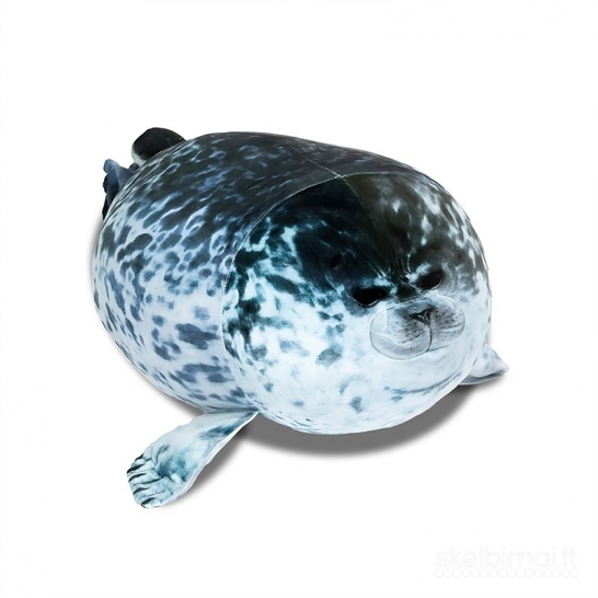 Pliušinė pagalvė „Foka“