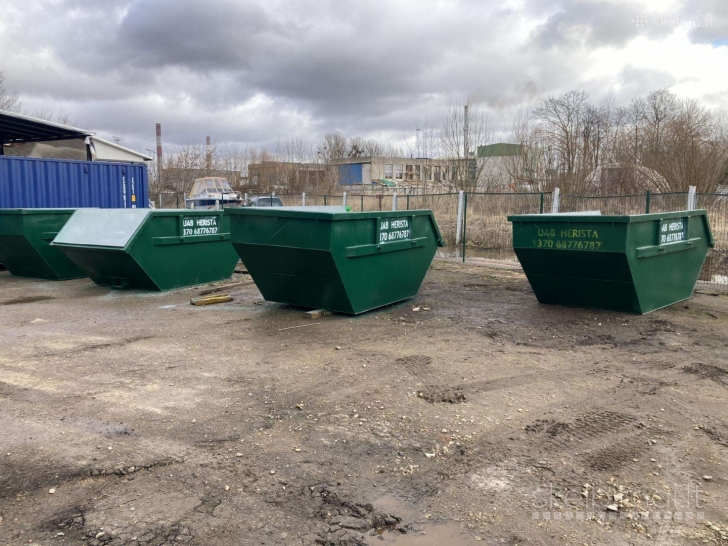 Parduodu atliekų, šiukšlių konteinerius