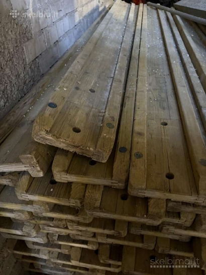 Dvitėjinės sijos Doka klojiniams, statramsčiai