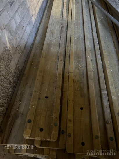 Dvitėjinės sijos Doka klojiniams, statramsčiai